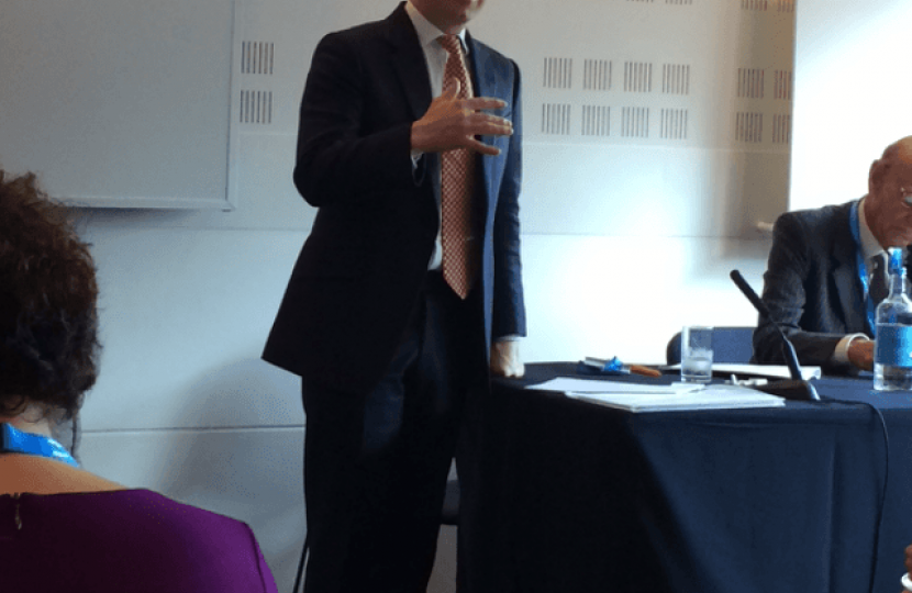 Ben Gummer, MP for Ipswich talks to Conservative Health