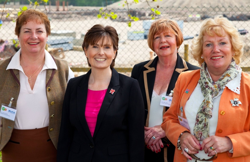 Cllr Judy Terry (2nd from right)