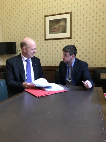 tom with Chris Grayling